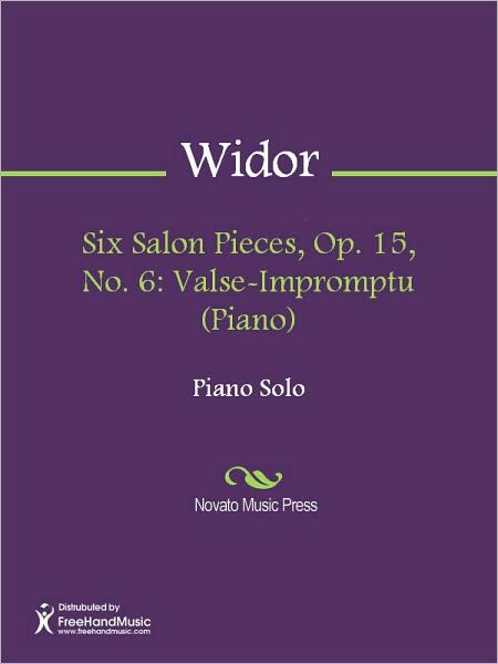 Six Salon Pieces, Op. 15, No. 6: Valse-Impromptu (Piano)