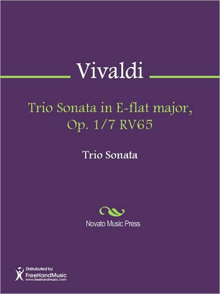 Trio Sonata in E-flat major, Op. 1/7 RV65