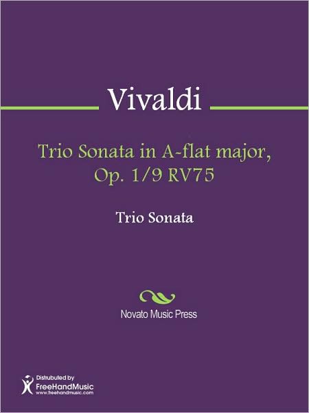 Trio Sonata in A-flat major, Op. 1/9 RV75