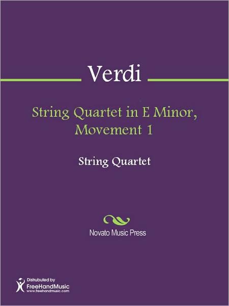 String Quartet in E Minor, Movement 1