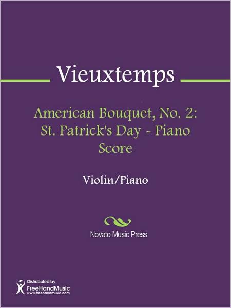 American Bouquet, No. 2: St. Patrick's Day - Piano Score