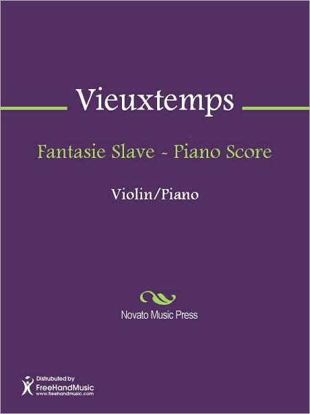 Fantasie Slave - Piano Score