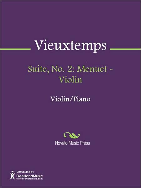 Suite, No. 2: Menuet - Violin