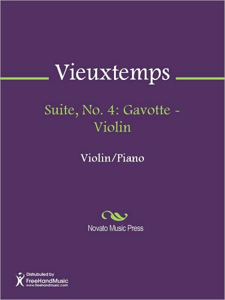 Suite, No. 4: Gavotte - Violin