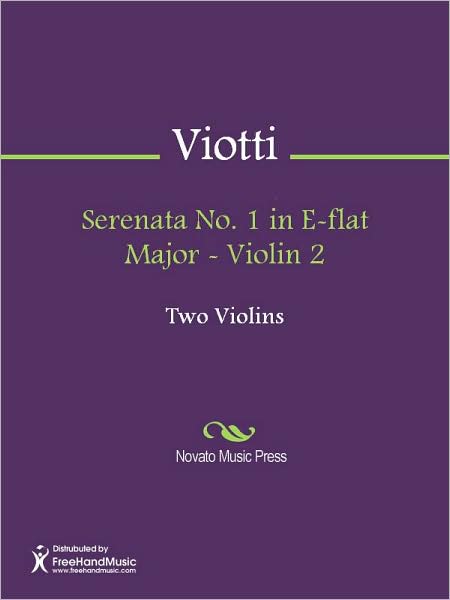 Serenata No. 1 in E-flat Major - Violin 2