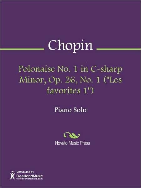Polonaise No. 1 in C-sharp Minor, Op. 26, No. 1 ("Les favorites 1")