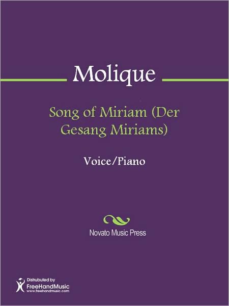 Song of Miriam (Der Gesang Miriams)