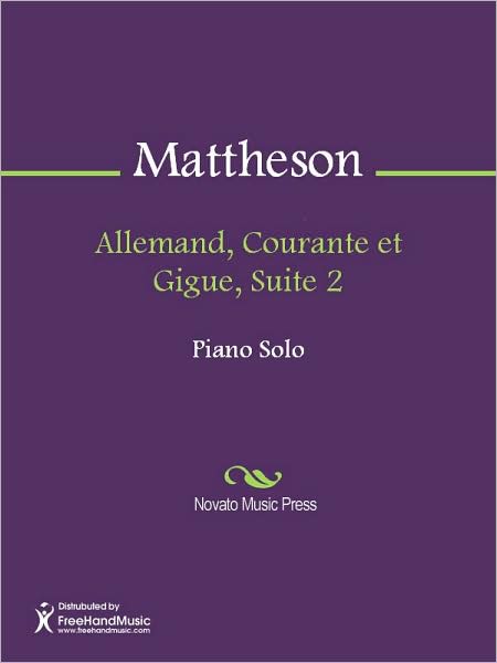 Allemand, Courante et Gigue, Suite 2