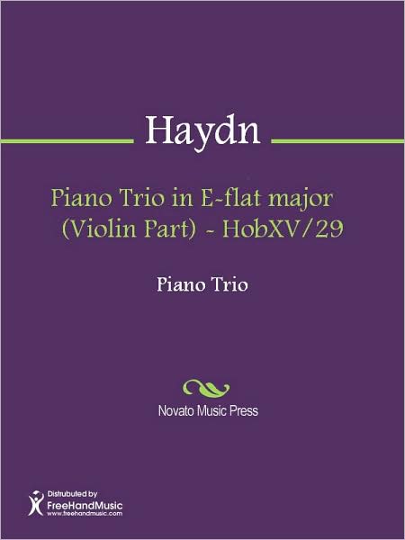 Piano Trio in E-flat major (Violin Part) - HobXV/29