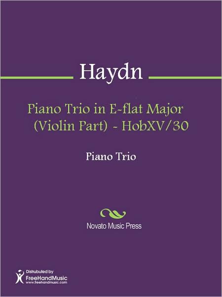 Piano Trio in E-flat Major (Violin Part) - HobXV/30