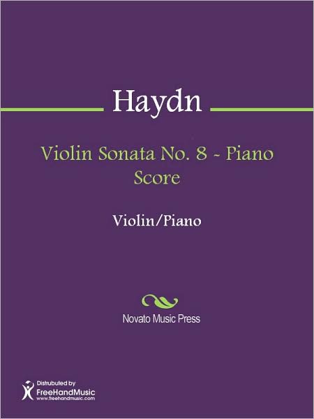 Violin Sonata No. 8 - Piano Score