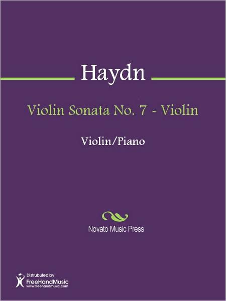 Violin Sonata No. 7 - Violin