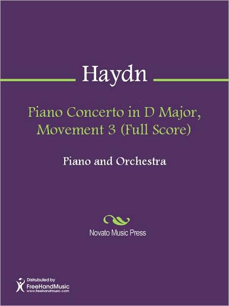 Piano Concerto in D Major, Movement 3 (Full Score)