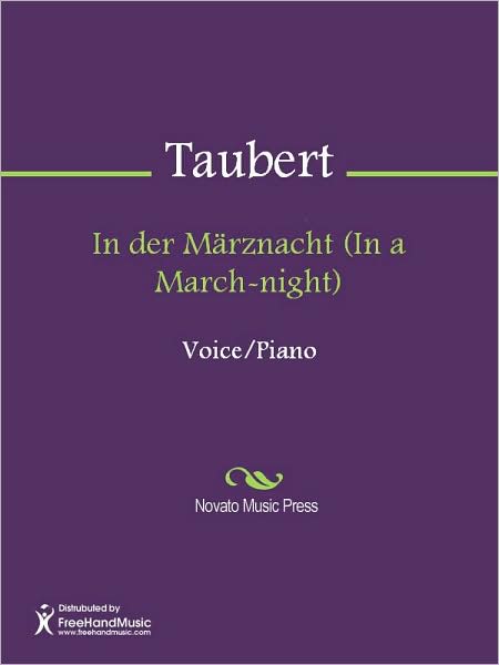 In der Marznacht (In a March-night)