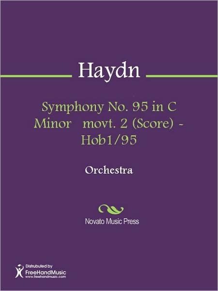 Symphony No. 95 in C Minor movt. 2 (Score) - Hob1/95