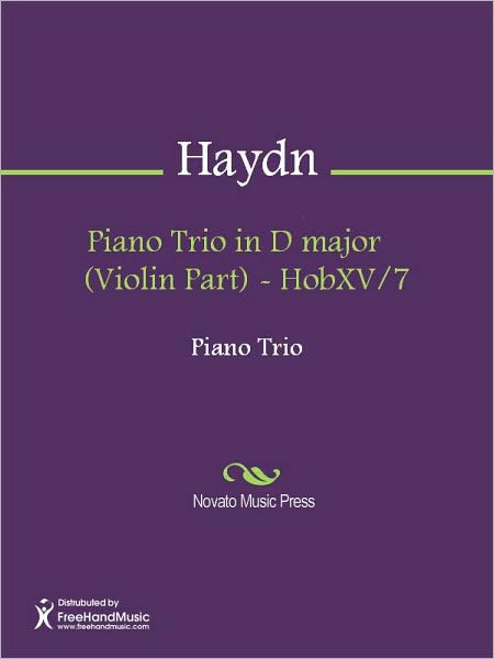 Piano Trio in D major (Violin Part) - HobXV/7