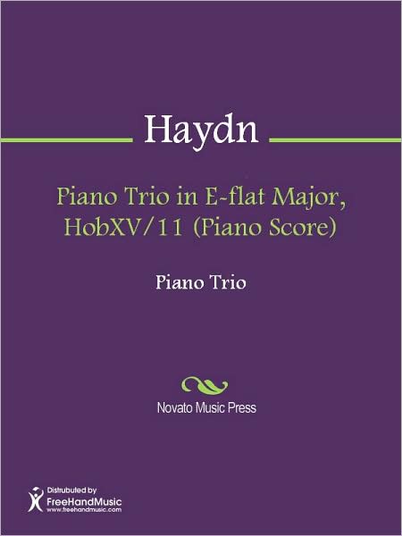 Piano Trio in E-flat Major, HobXV/11 (Piano Score)