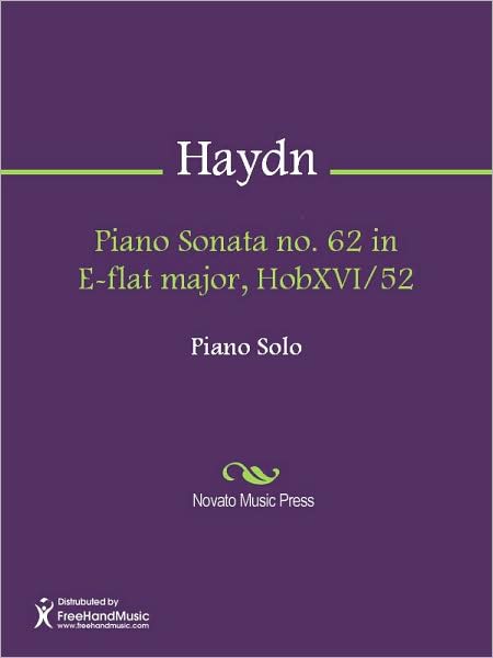 Piano Sonata no. 62 in E-flat major, HobXVI/52