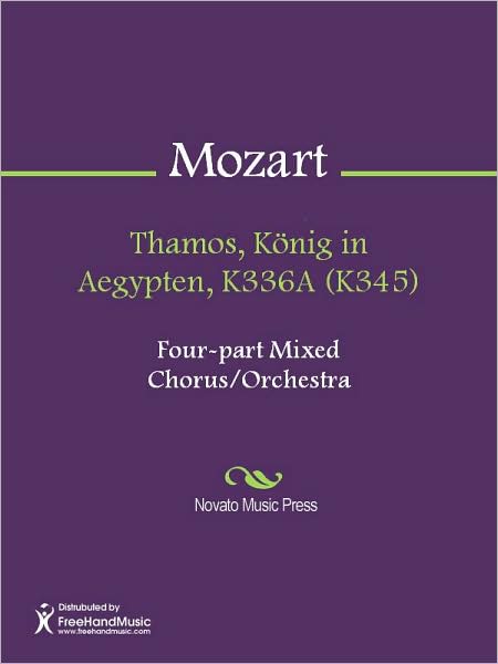 Thamos, Konig in Aegypten, K336A (K345)
