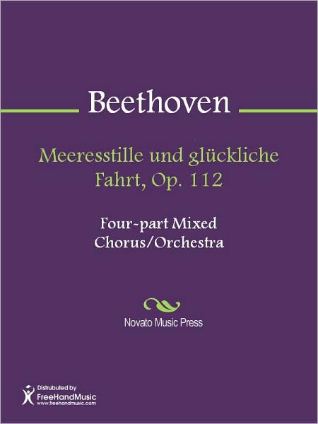 Meeresstille und gluckliche Fahrt, Op. 112