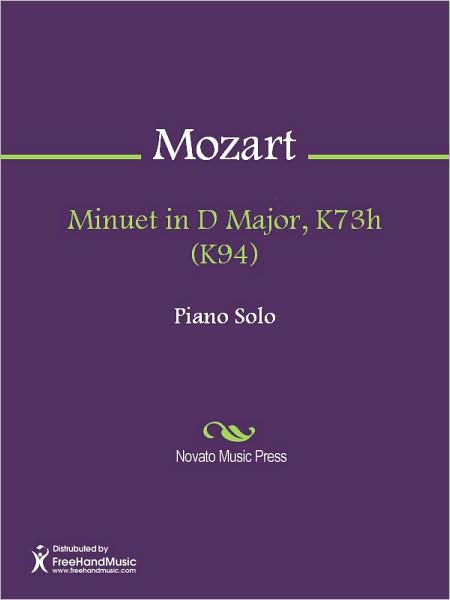 Minuet in D Major, K73h (K94)