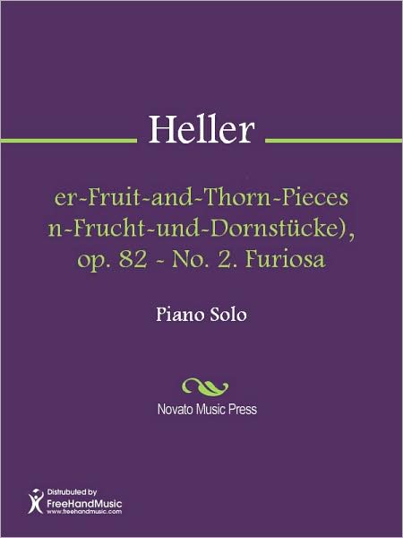 Flower-Fruit-and-Thorn-Pieces (Blumen-Frucht-und-Dornstucke), op. 82 - No. 2. Furiosa