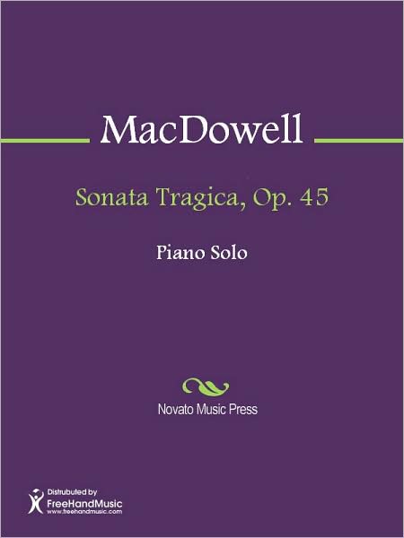 Sonata Tragica, Op. 45