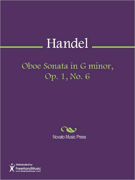 Oboe Sonata in G minor, Op. 1, No. 6