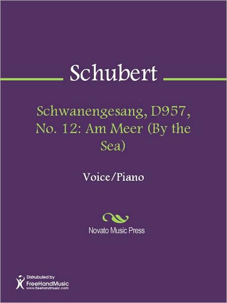Schwanengesang, D957, No. 12: Am Meer (By the Sea)