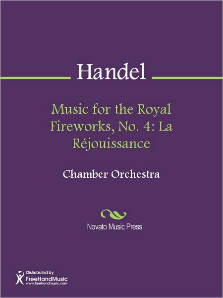 Music for the Royal Fireworks, No. 4: La Rejouissance