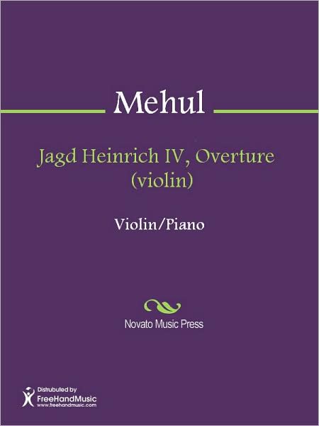 Jagd Heinrich IV, Overture (violin)