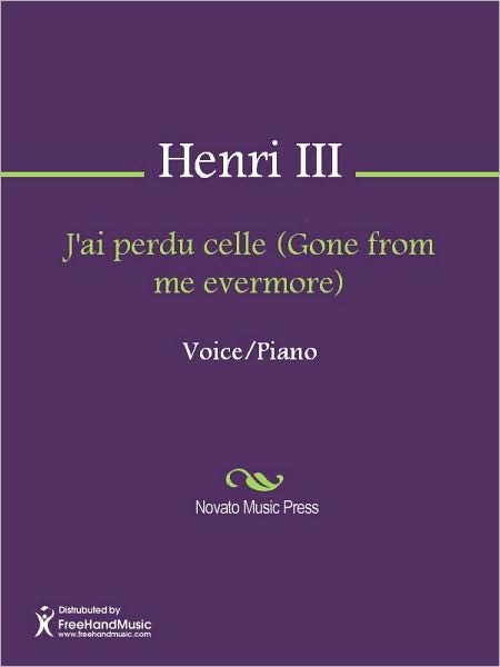 J'ai perdu celle (Gone from me evermore)
