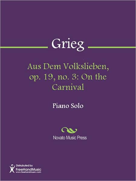 Aus Dem Volkslieben, op. 19, no. 3: On the Carnival