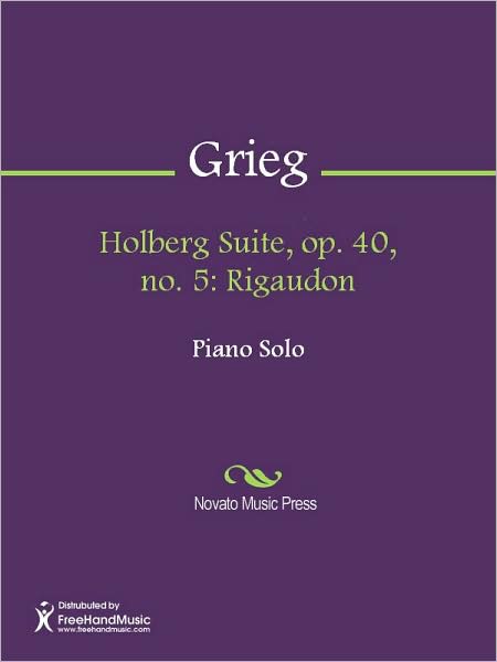 Holberg Suite, op. 40, no. 5: Rigaudon