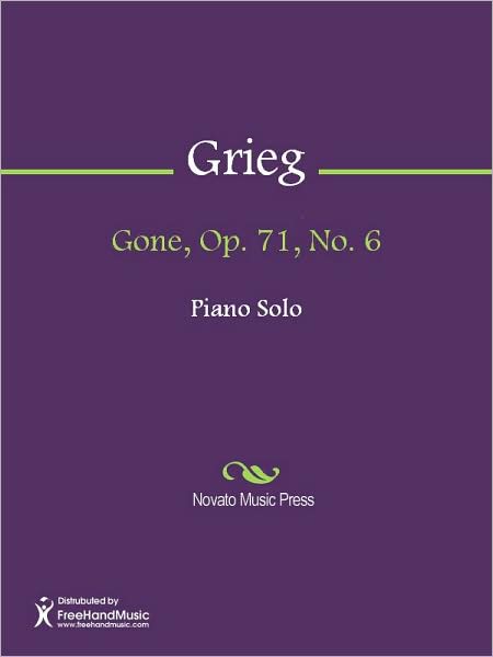 Gone, Op. 71, No. 6