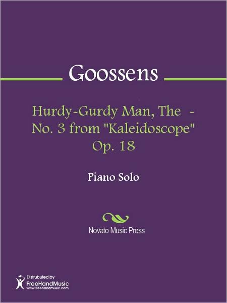 Hurdy-Gurdy Man, The - No. 3 from "Kaleidoscope" Op. 18