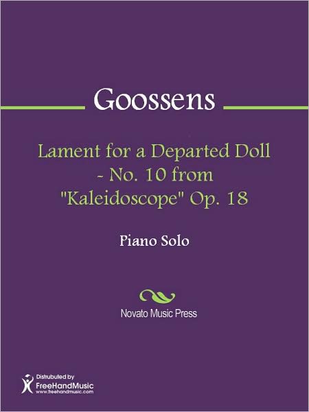 Lament for a Departed Doll - No. 10 from "Kaleidoscope" Op. 18