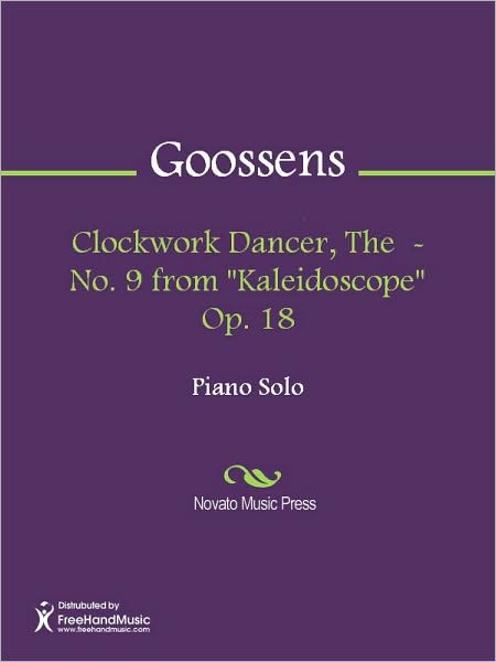 Clockwork Dancer, The - No. 9 from "Kaleidoscope" Op. 18