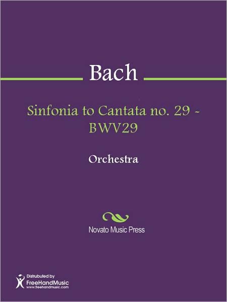Sinfonia to Cantata no. 29 - BWV29