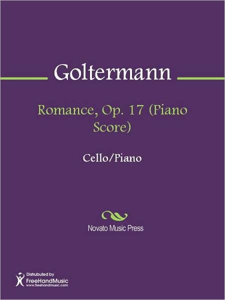 Romance, Op. 17 (Piano Score)