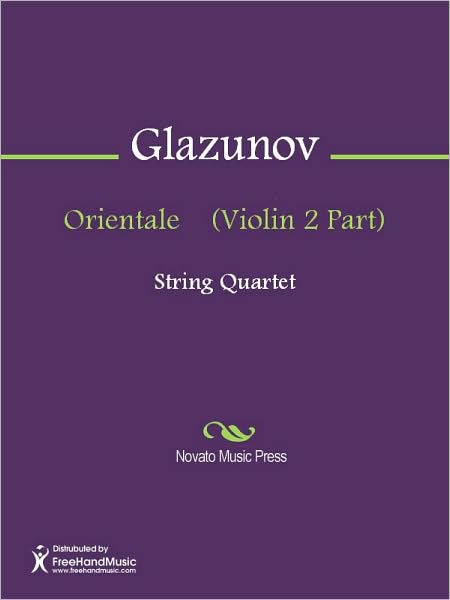 Orientale (Violin 2 Part)