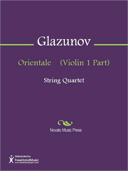Orientale (Violin 1 Part)