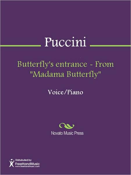 Butterfly's entrance - From "Madama Butterfly"