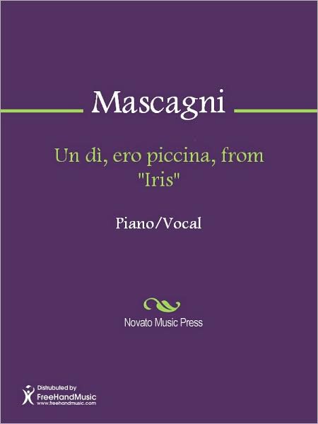 Un di, ero piccina, from "Iris"