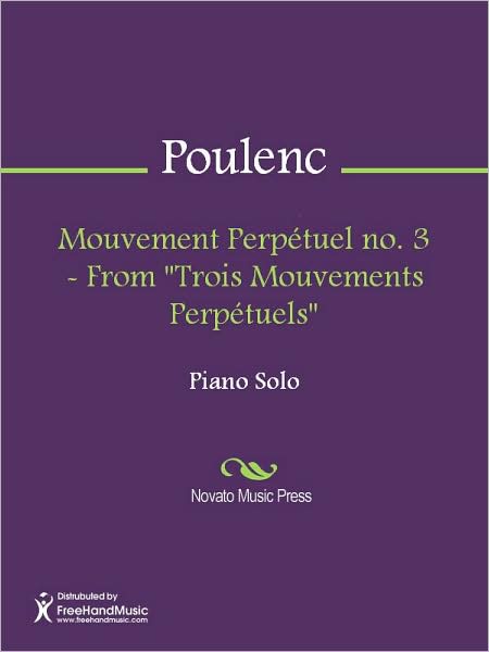 Mouvement Perpetuel no. 3 - From "Trois Mouvements Perpetuels"