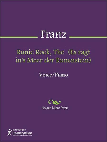 Runic Rock, The (Es ragt in's Meer der Runenstein)