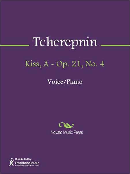 Kiss, A - Op. 21, No. 4