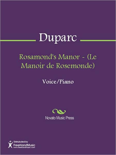 Rosamond's Manor - (Le Manoir de Rosemonde)