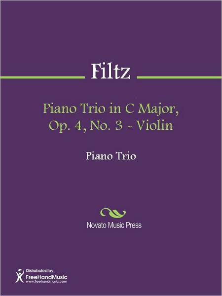 Piano Trio in C Major, Op. 4, No. 3 - Violin