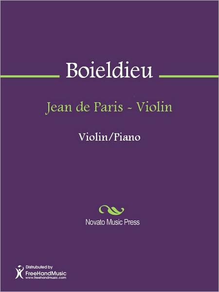 Jean de Paris - Violin